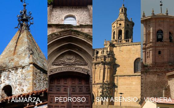 Las iglesias de Viguera, Pedroso, Almarza de Cameros y San Asensio se van a restaurar