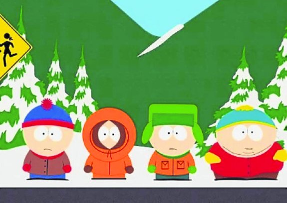Los protagonistas de 'South Park'.