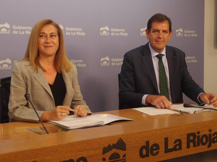 Begoña Martínez Arregui e Íñigo Nagore. 