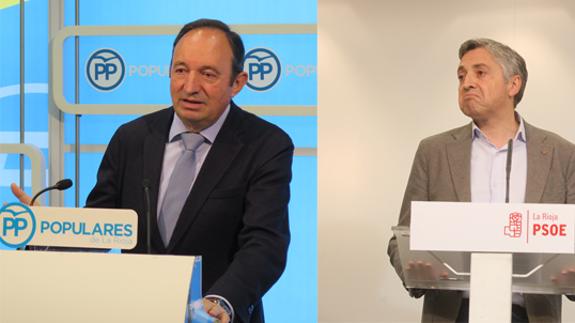 Sanz y Ocón, en sus respectivas intervenciones. 