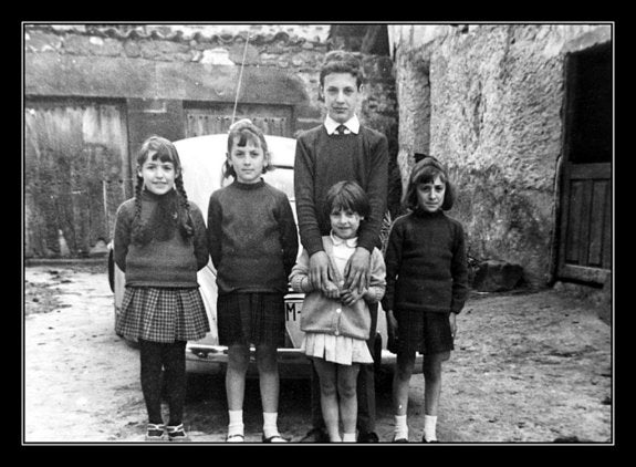 Retrato de niños en Valgañón