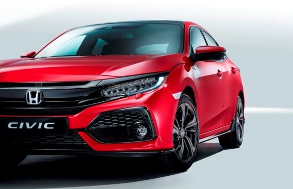 El nuevo Honda Civic llegará en marzo al mercado español.  :: L.R.m.