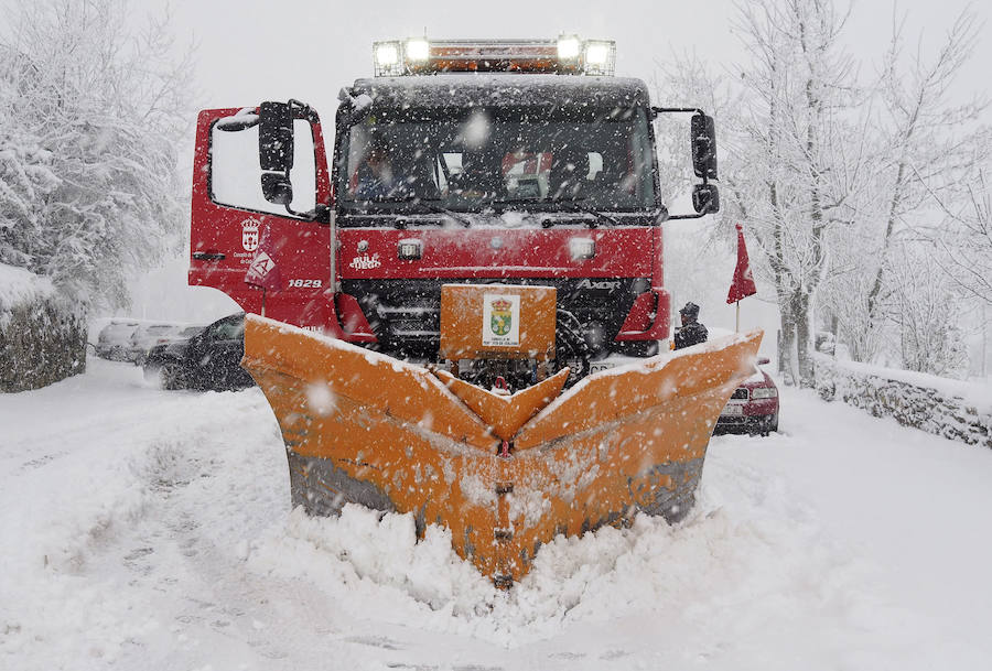 Máquina quitanieves. 