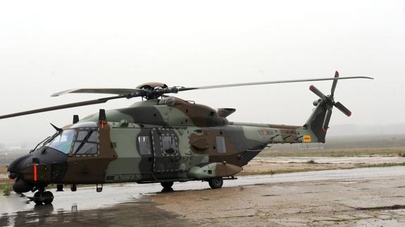 El BHELMA III de Agoncillo cuenta con 5 helicópteros 'Caimán', los «más modernos y avanzados»