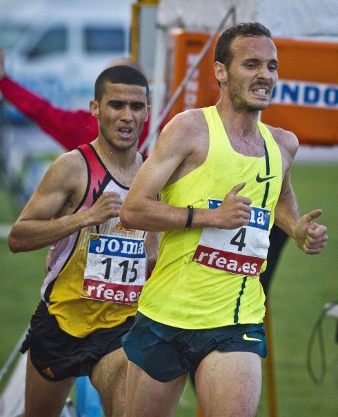 Toni Abadía, actual campeón de España, en un cross anterior.