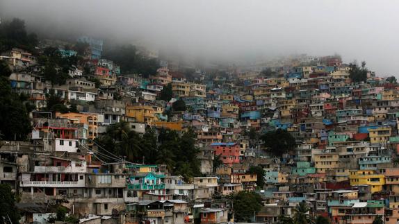 Vista de una zona residencial en Puerto Príncipe en Haití. 