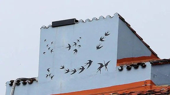 Decoración en una fachada de Logroño. ¿Sabes dónde? 