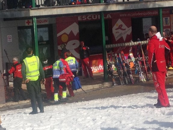 El operativo incluyó a Seris, Guardia Civil y personal de Valdezcaray. 