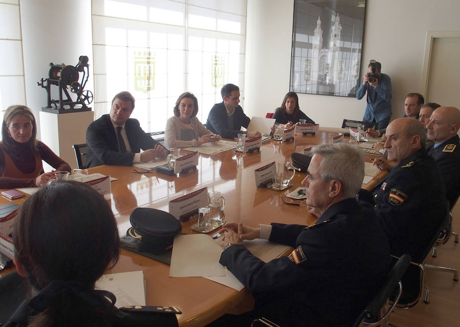Reunión de la Junta Local de Seguridad de Logroño. 
