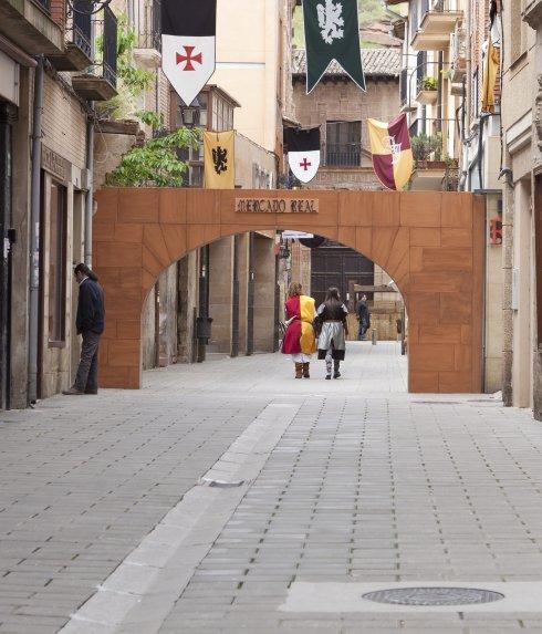 El casco histórico najerino se convertirá en medieval. ::