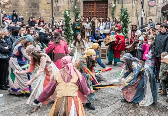 Bailes en la boda medieval, el pasado mes de diciembre. :: 