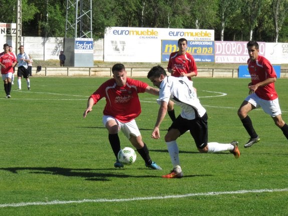 Carraco puso el primero abriéndose desde la izquierda. :: 