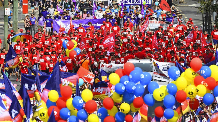 Manifestación del Primero de Mayo. 