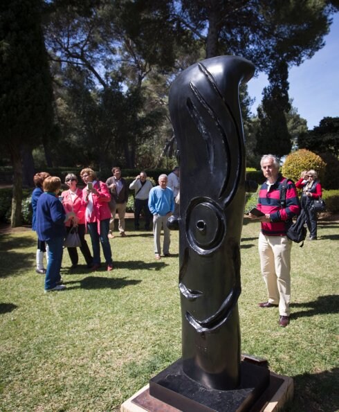 Obra de Miró en Marivent. 