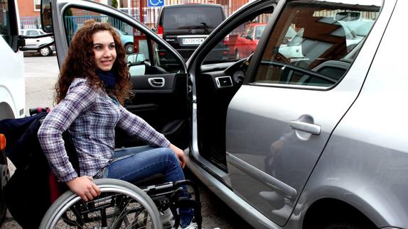 Una usuaria del CRMF de Lardero, en una imagen de archivo