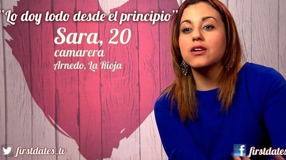 Sara, una arnedana de First Dates que no encajó con su cita