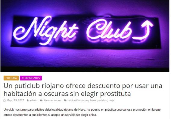 Captura de la noticia en la web 'haynoticia.es'