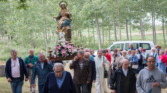 Romería organizada por la cofradía de San Isidro. 