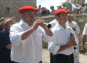 Diego Jiménez y Juan Peñalva el pasado verano en Navajún. /SANDA