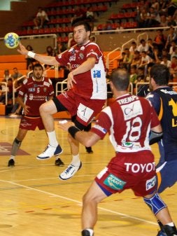 Dukic, del Alcobendas, en el partido de ayer. /J.L. RECIO