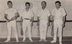 Históricos del frontón riojano