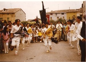 Danzadores de Hervías en 1973