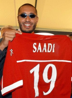 Gadafi, el futbolista que se dopaba por afición