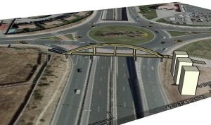 Lo 'mínimo' que exigen... un paso peatonal hasta la avenida de la Paz para salvar los de 'cebra'. ::