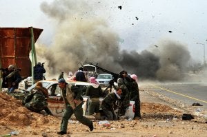 La OTAN concentra su flota en Libia