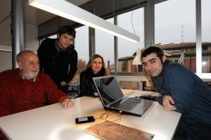 José Miguel León, Víctor García, Aurora León y Martín Sáez, los arquitectos que forman 'Periférica 33' :                         . :: MIGUEL HERREROS