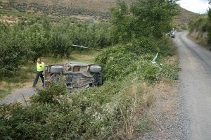Fallece un niño de 13 años en Igea al caer por un ribazo el quad que conducía
