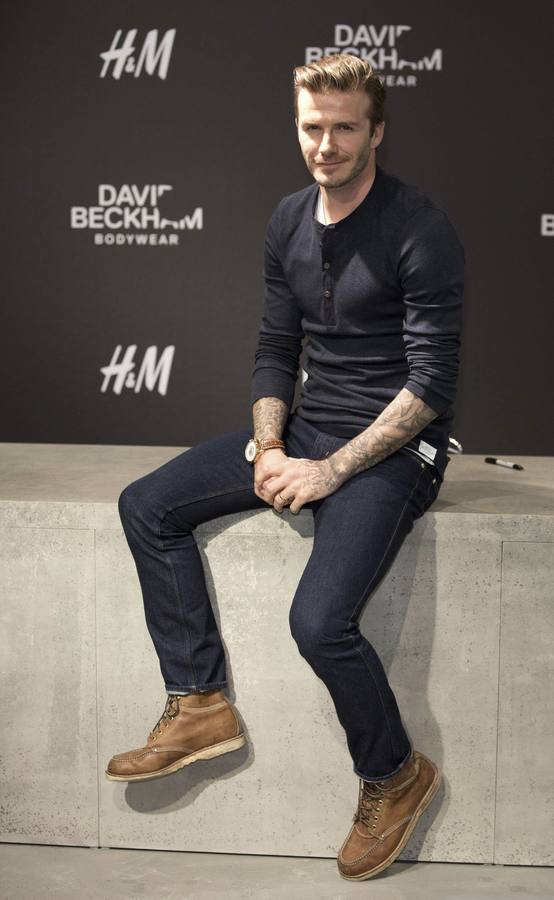 David Beckham, exfutbolista, modelo y guapo padre de familia numerosa