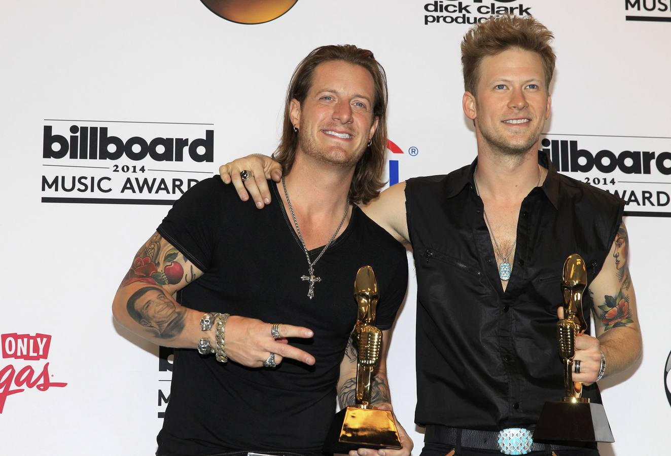 La banda Florida Georgia Line. Tyler Hubbard y Brian Kelley de la banda Florida Georgia Line.