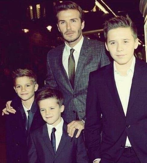 Los hijos de David y Victoria Beckham, un clon de sus padres