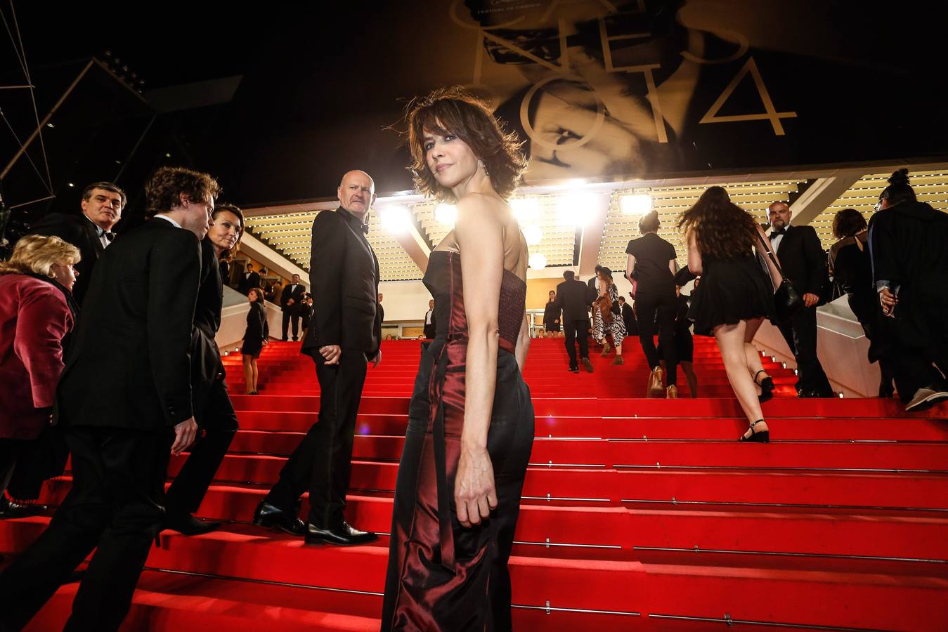 Sophia Loren deslumbra en Cannes