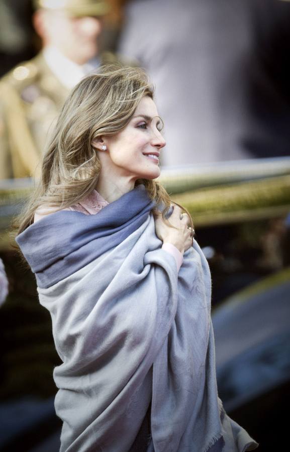 Hoy se cumplen diez años de la boda entre los Príncipes de Asturias. En la imagen, Doña Letizia en 2010