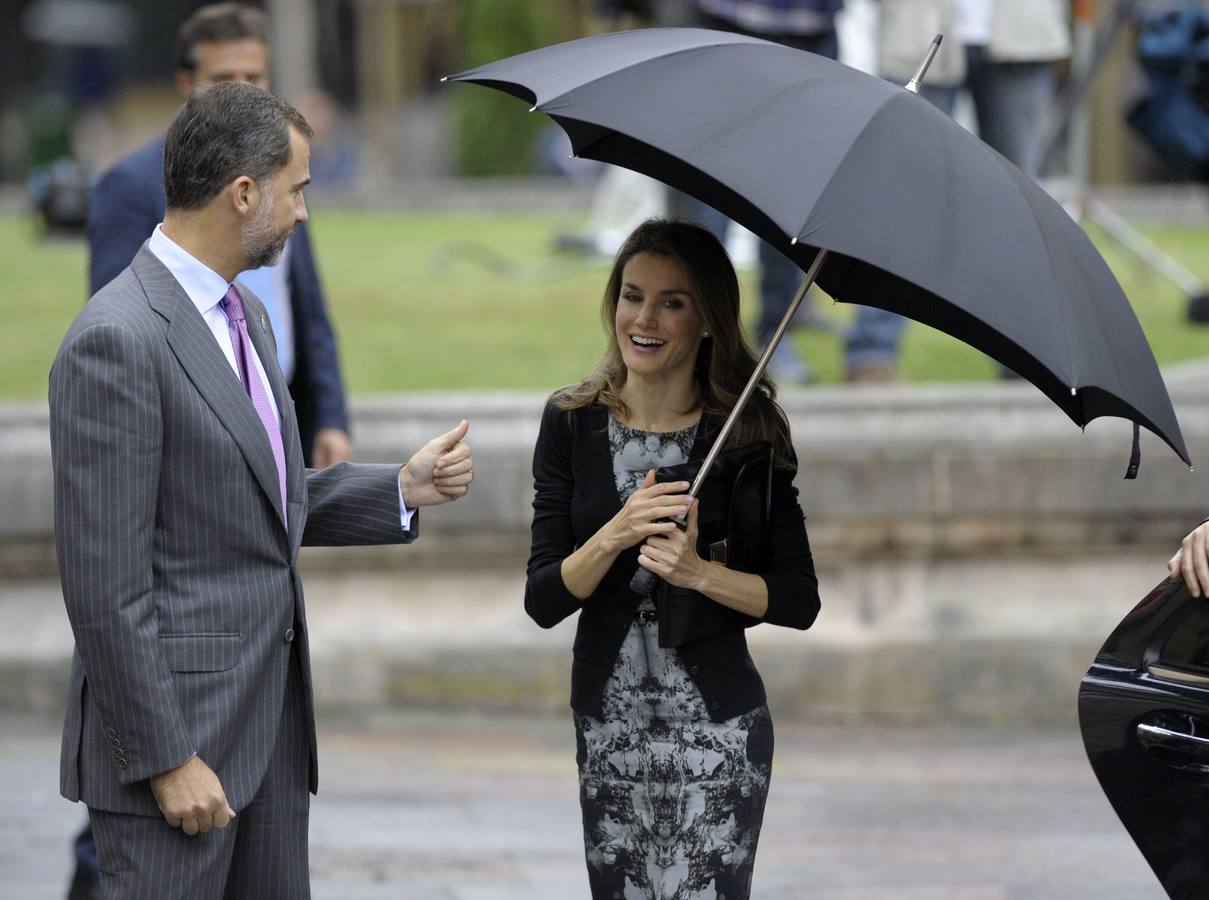 Hoy se cumplen diez años de la boda entre los Príncipes de Asturias. En la imagen, Doña Letizia en 2013