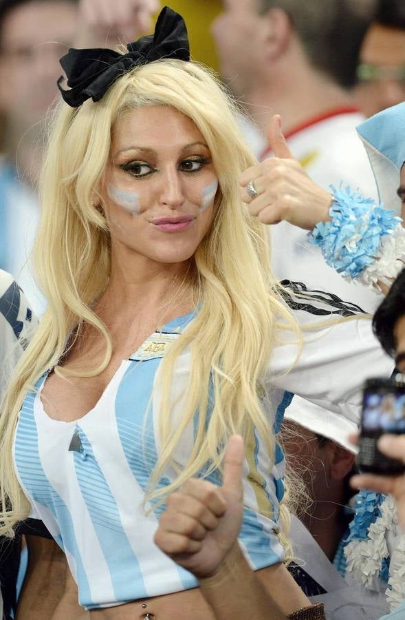 Copa del Mundo 2014: Las aficionadas de Argentina y Holanda