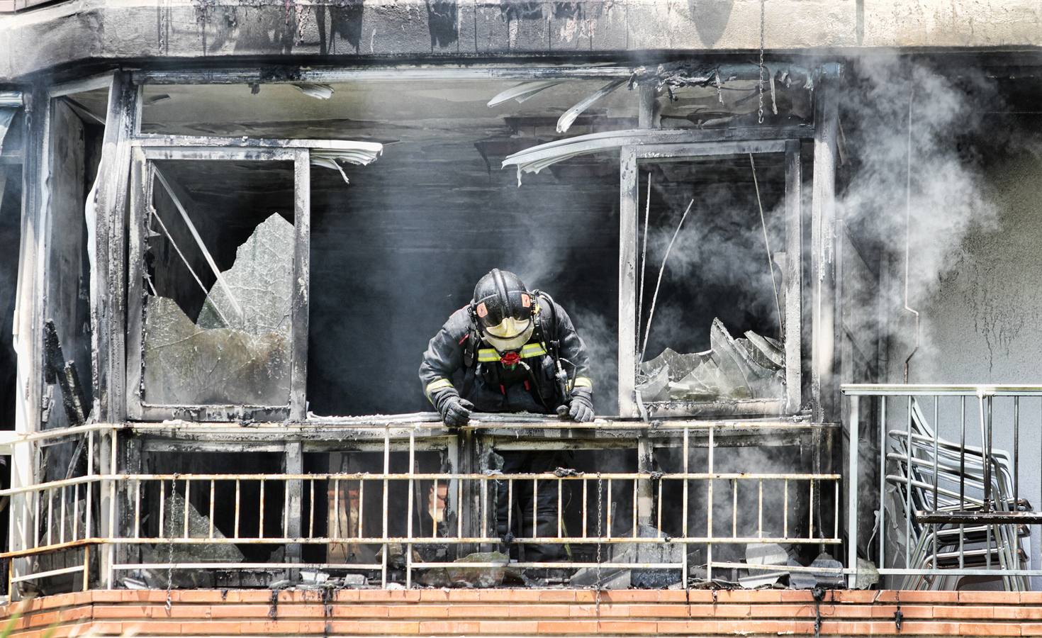 Incendio en un apartamento en San Juan