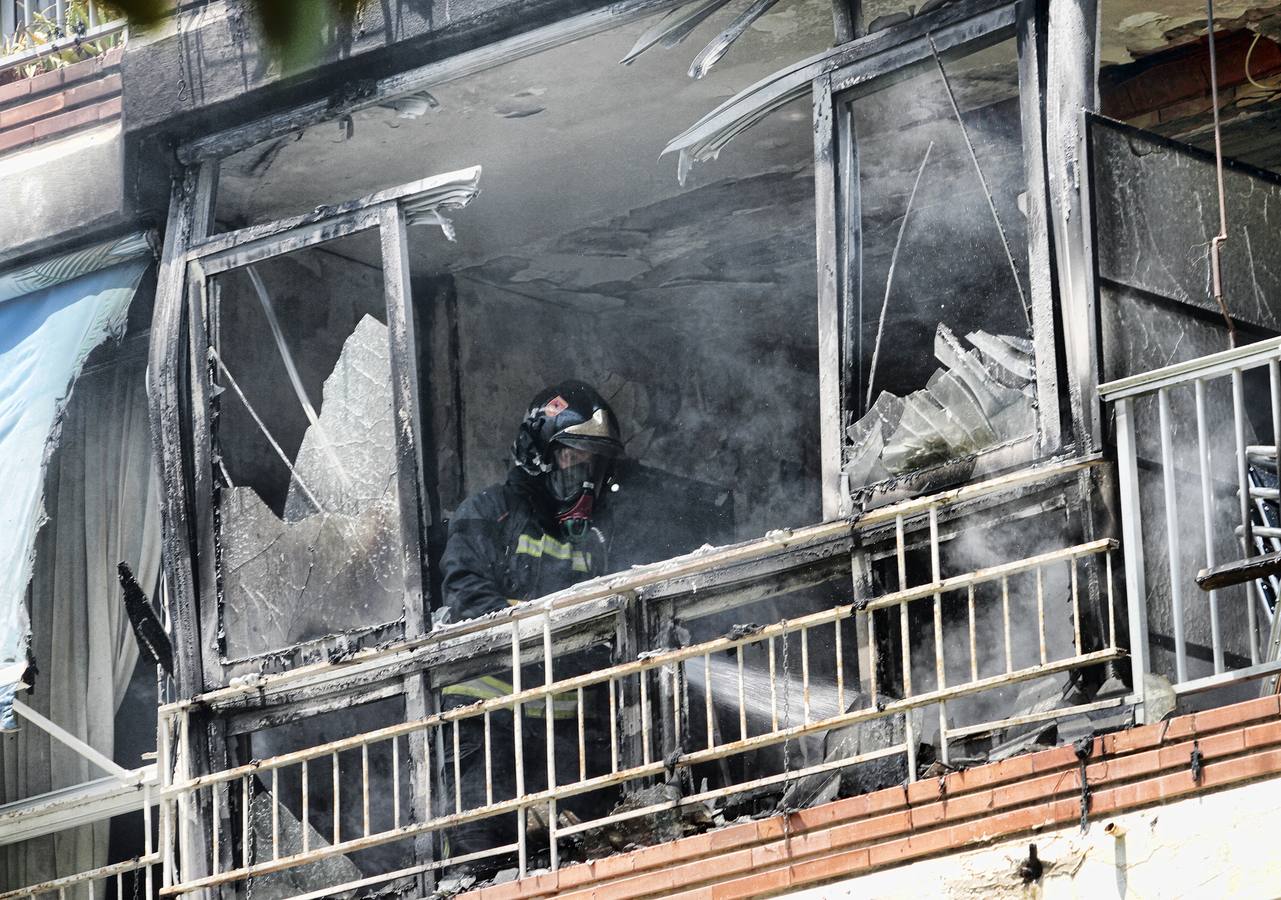 Incendio en un apartamento en San Juan