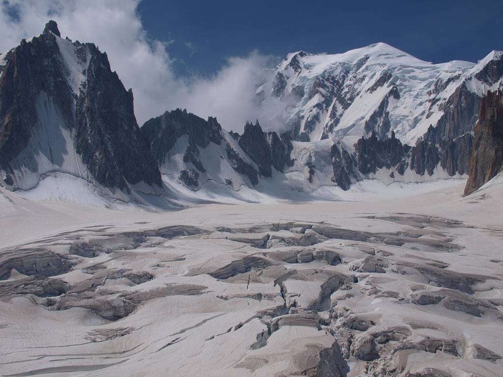 7. Mer de Glace (Alpes Franceses). 