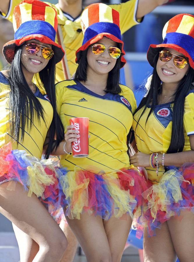 Las aficionadas más atractivas del Mundial de Brasil 2014