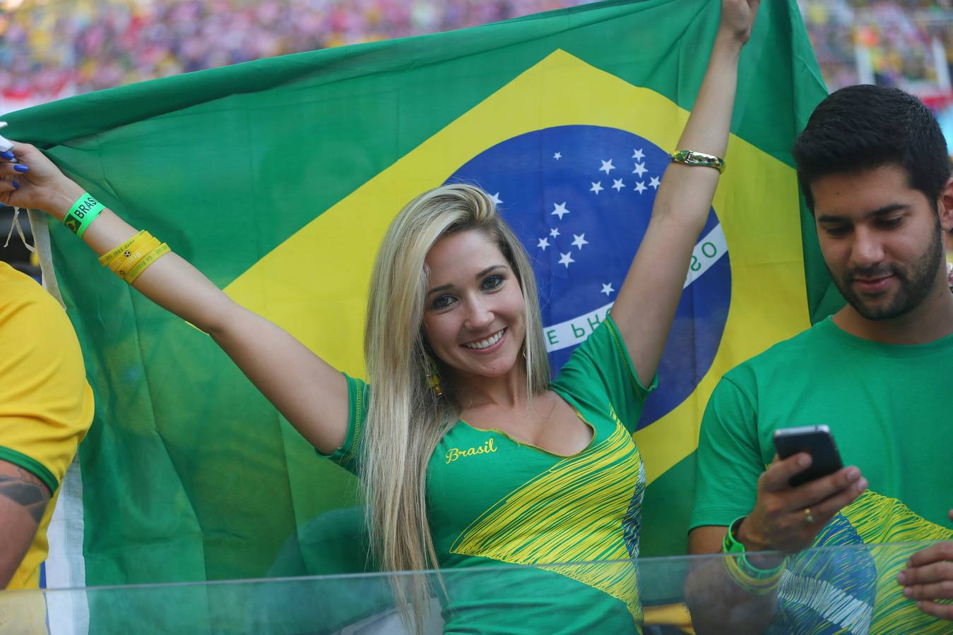 Las aficionadas más atractivas del Mundial de Brasil 2014