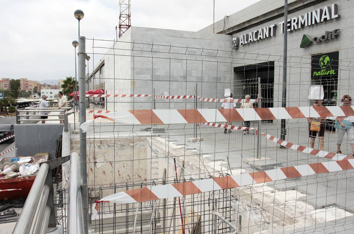 Obras en la Estación de Alicante