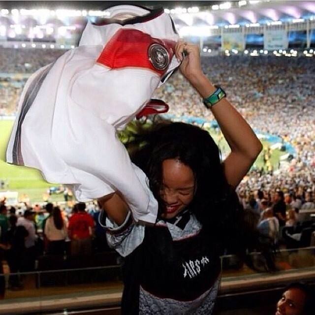 Copa del Mundo 2014: Rihanna disfruta en Brasil