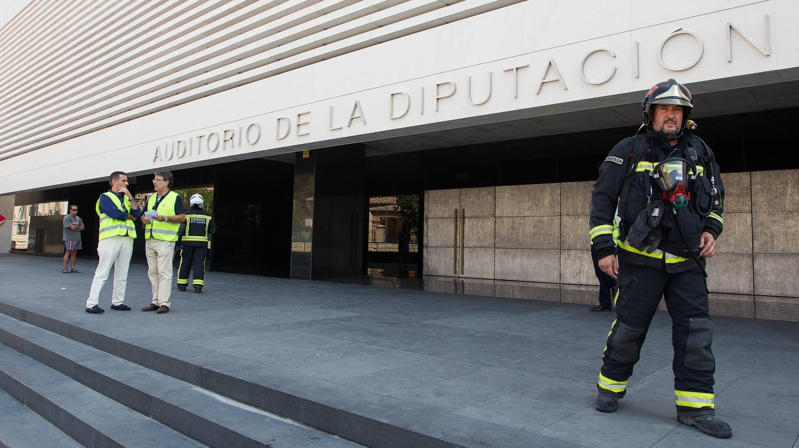 Simulacro de incendio en el ADDA