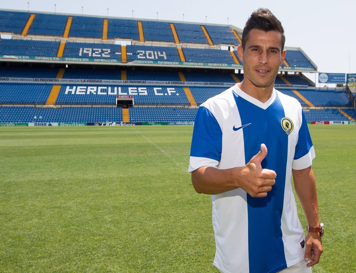 Presentación de Michel como nuevo jugador del Hércules