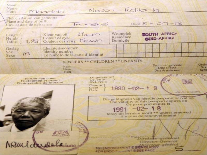 El expresidente de Sudáfrica Nelson Mandela.