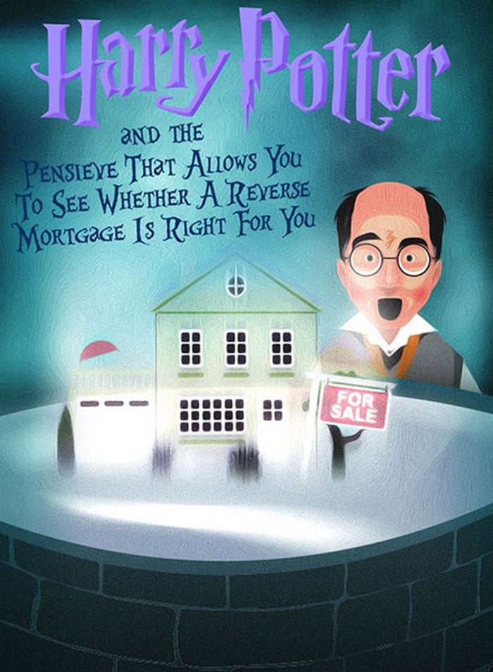 Harry Potter y el Pensadero que le permite ver si una hipoteca inversa es lo adecuado para usted. 