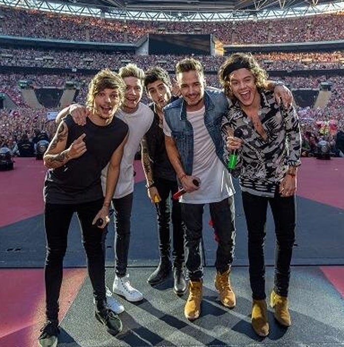 4. Los integrantes de One Direction. 